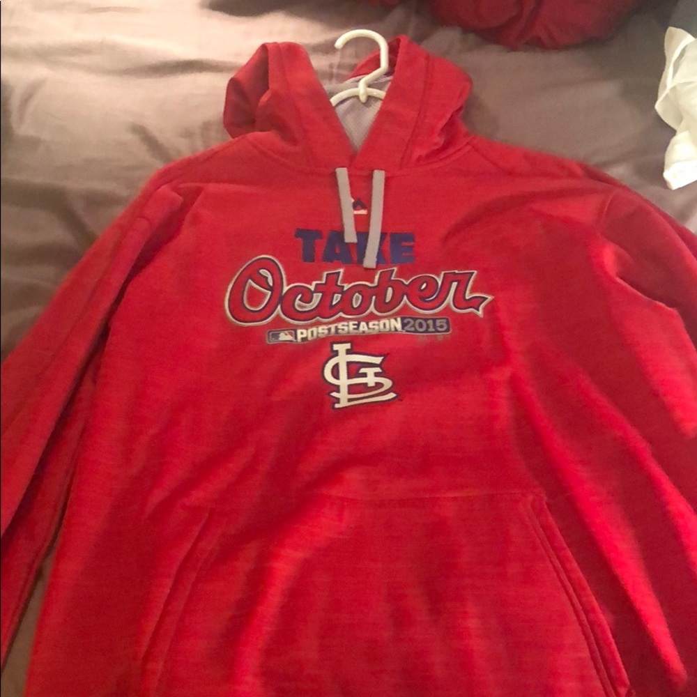 St. Louis Cardinals Majestic Take October Hoodie